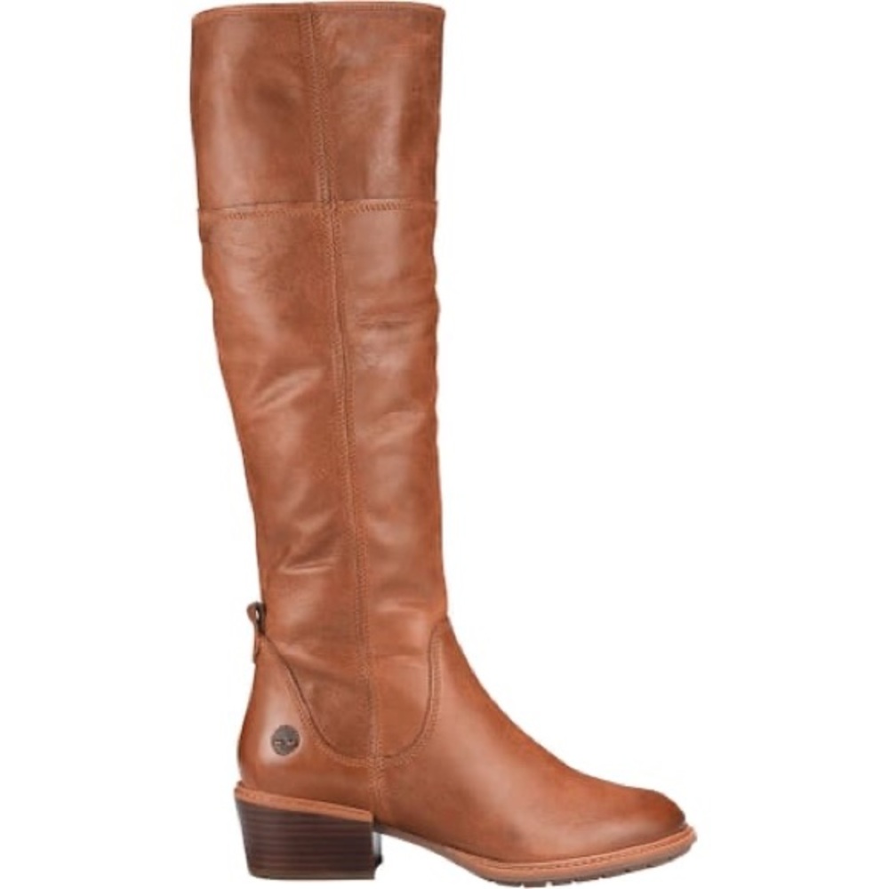 EUC Timberland Sutherlin Bay Slouch Tall LeatherKnee-High Boots Brown Size 8.5